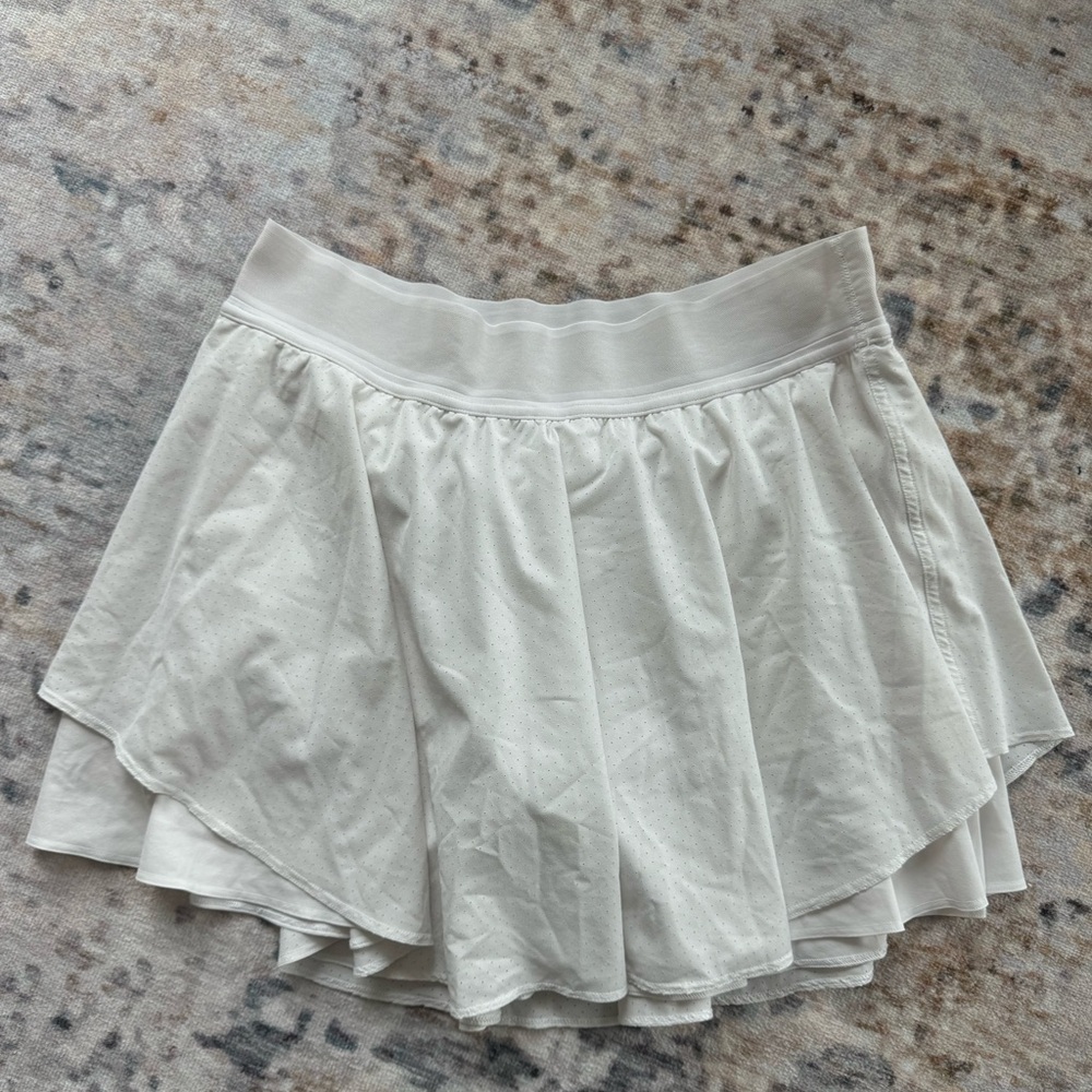 Lulu Lemon White Tennis Skirt